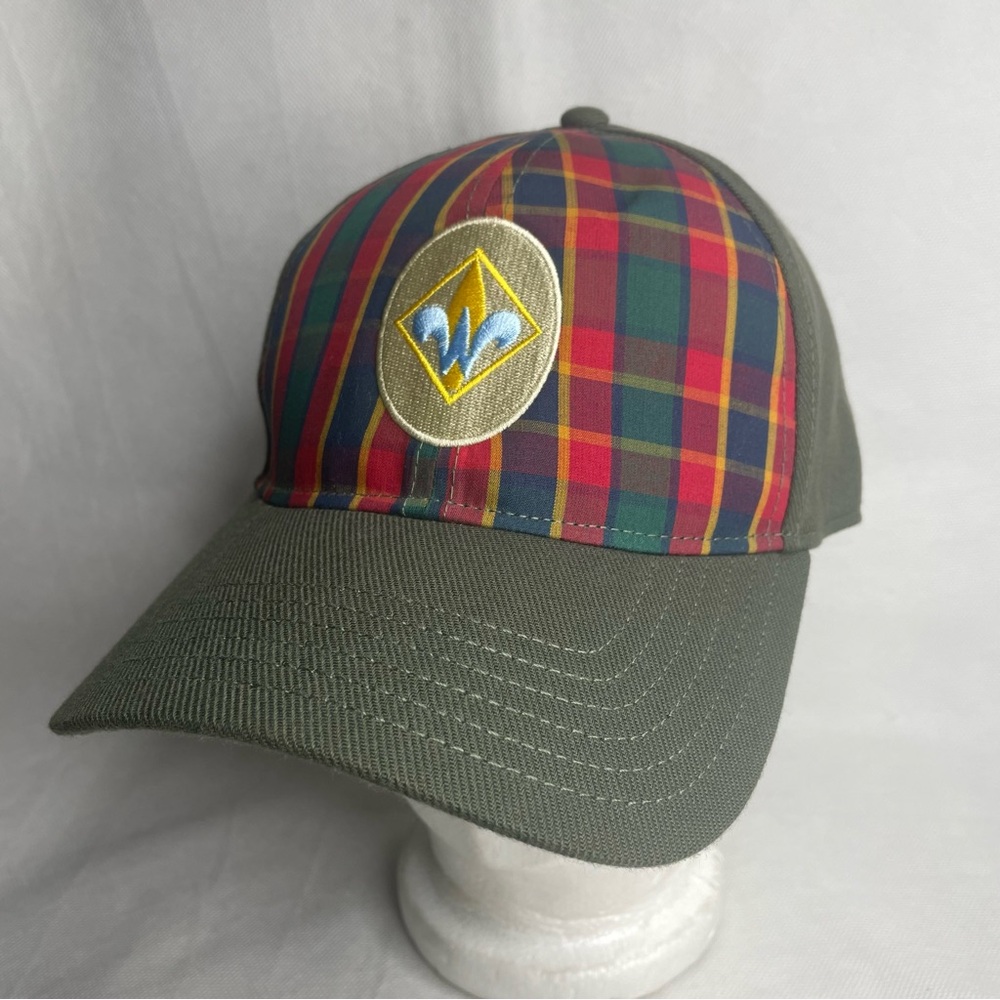 Boy Scouts Of America Cub Scouts WEBELOS BSA Plaid Hat Cap Size M/L Flex Fit